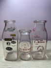 Lot Of 3 Cuban Milk Bottles Beautiful Colors Set 2 Pints And 1 2 Pint 