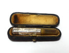 Antique George V Sterling Silver Cheroot  Cigarette Holder Cased Birmingham 1920