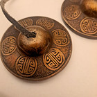 Vintage Brass Tibetan Buddhist Tingsha Bells Cymbals  Healing Meditation