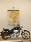 Die Countries Africa Egypt Algeria Morocco Kenya 1965 Schul-wandkarte