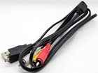 Data Syn Usb Cable  av Video Cord For Sony Cyber-shot Dsc-w380 Dsc-w390 Dsc-w560