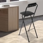 Stylish Foldable Bar Chair - Compact  Sturdy  And Comfortable Design