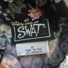 Swat  Int Girls 6x Black Floral Lace Collar A-line Knee Length Dress  Vintage