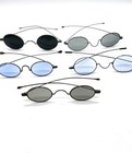 Antique Spectacle Lot Civil War Era Metal Frame Blue   Grey   Black Eyewear