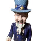 Vintage Uncle Sam Cast Iron Mechanical Bank Patriotic Coin Bank Figural Working