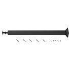 85cm Balusters Spndles Metal Stair Railing Spindles Fence Satin Black Iron 