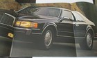 1986 Ford Lincoln Mark Vii Sales Brochure  Lsc