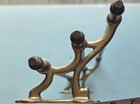 Brass Luggage Rack Train subway Nice Vintage Condition Great Find