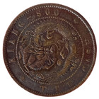 China 10 Cash Guangxu 1902 Kiang Soo No Date Y 162 Qing Dynasty Coin Rare