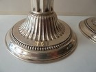 Pair Of 1908 Sterling Silver Columnar Candlesticks  Dominick   Haff  Cement Wgtd