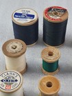 Belding Clark s Lily  20 Spools Sewing Sew Thread Wooden Wood Vtg