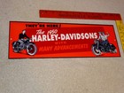 Vintage Harley Davidson Motorcycle Dealer 15  Enamel Metal Hog Gasoline Oil Sign