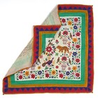 Vintage Cotton Textile Wall Tapestry Hand Embroidery Floral Wall Hanging D  cor