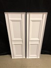 Mid America Raised Panel Vinyl Shutters 12 In  X 39  1 Pair  Bright White