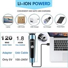 Wahl Usa Stainless Steel Lithium Ion 2 0  Beard Trimmer For Men  Electric Shaver
