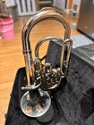 Silver-plated Eb Alto Horn  Also Known As A Tenor Horn With Mouthpiece And Case