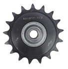 17 Tooth Steel Idler Sprocket For  50 Roller Chain With 1 2  Id 50bb17h-1 2