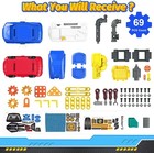 Kids Tool Set  Work Tool Bench With 69 Realistic Toy Tools And Accessories  Tra