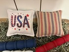4 5     Handmade Primitive Patriotic Americana 4th Of July  usa  Pillow