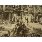 Joseph Pennell Signed Lithograph  The Presses  From Wwi Series English War Work 