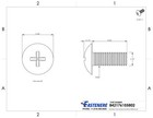 10-32 X 1 2  Phillips Truss Head Machine Screws Stainless Steel 18-8 Qty 500