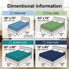 2 Pack Quilted Waterproof Mattress Protector Cover Pad Bed Fitted Sheet Elastic