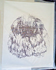 Pekingese 2 Piece Set-notepad  6 Blank Notecards   Linen Envs New