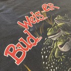 Vtg 1997 Original Budweiser Alligator Frog T Shirt   Size L