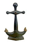 Vintage Antique Look Fine Hand Carved Wooden Rare Anchor Table Top   Collectible