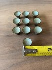 Small Atomic Mid Century Modern Mcm  Drawer Knob Pull 3 4    Diameter   Lot Of 10 