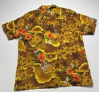 Vintage Royal Hawaiian Shirt Men   s Xl Brown Aloha Made Hawaii Excellent Cond 