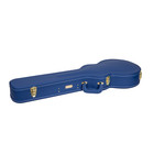 Crossrock Designer Series- Wooden Case For Les Paul Electric Guita-vibrant Blue