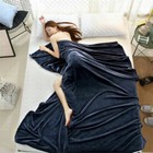 Luxury Large Soft Flannel Fleece Throw Blanket Reversible Sofa Bed Sheet New