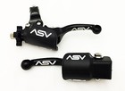 Asv F3 Front Brake Clutch Perch Levers Dust Covers Shorty Black Crf 450r 450rx