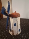 Antique Wooden Dutch Windmill Back Yard Decorations Wood  Old-fashioned Shabby