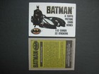Batman Movie Topps Cards You Pick Complete Your Set Serie I   Ii Qty Saving 1989