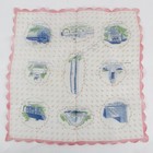 Women s Vintage Dayton Ohio Collectible Souvenir Handkerchief Scalloped Edge