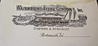 1900 Era Wainwright Ayers Fish Oysters And Crab Meat Label Sheet Portsmouth Va