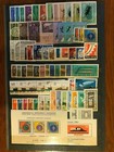 Poland 1960-1969  10 Complete Year Sets  Stamps  All Souvenir Sheets  Mnh