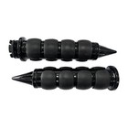 Powersports Spiked Handlebar Grips 7 8 Inches  22mm  Non Slip Hand Grips For