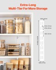 Vevor 5 Pack Shelf Track 60-inch Adjustable Steel Wall Mounted Shelf Pilaster