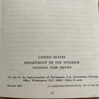 1967 Glacier National Park Montana Vintage Info Travel Brochure Map Memorabila 