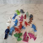 Vintage Plastic Space Men Lot - Astronauts  Aliens   Figures Space Explorers 