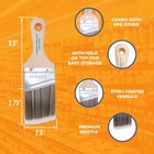 3-pack - 2 5  Angle Stubby Brushes For All Latex And Oil Paints   Stains