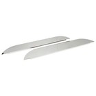 Pair Stainless Steel 5  Chopped Window Trim For 2005  Peterbilt 379 386 389