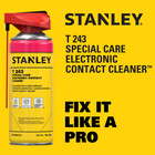 Stanley T243 Special Care Electronic Contact Cleaner Spray  10 2 Oz   12 Pack