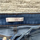 So Women s Juniors High Rise Skinny Jeans Blue Light Wash Distressed Stretch 3