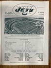 1963 Ny Jets Boston Patriots Polo Grounds  Shea Stadium Photo 10 5 63 Program