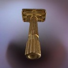 Vintage 1940s Gillette Open Comb Tto Gold Aristocrat Safety Razor