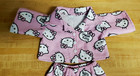 Hello Kitty Cat Flannel Pajamas Pjs  For 16   Cpk Cabbage Patch Kids
